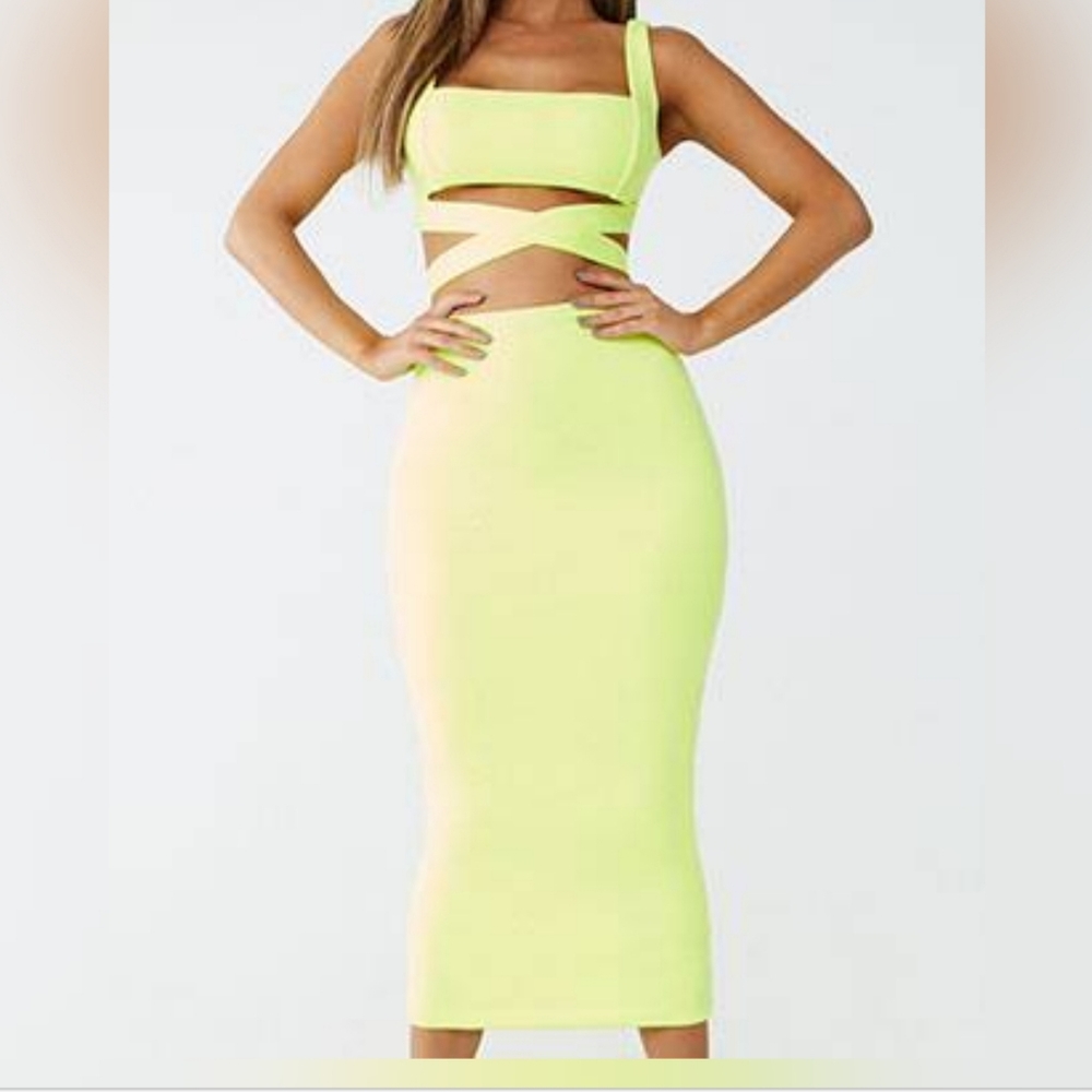 Crop Top & Midi Skirt